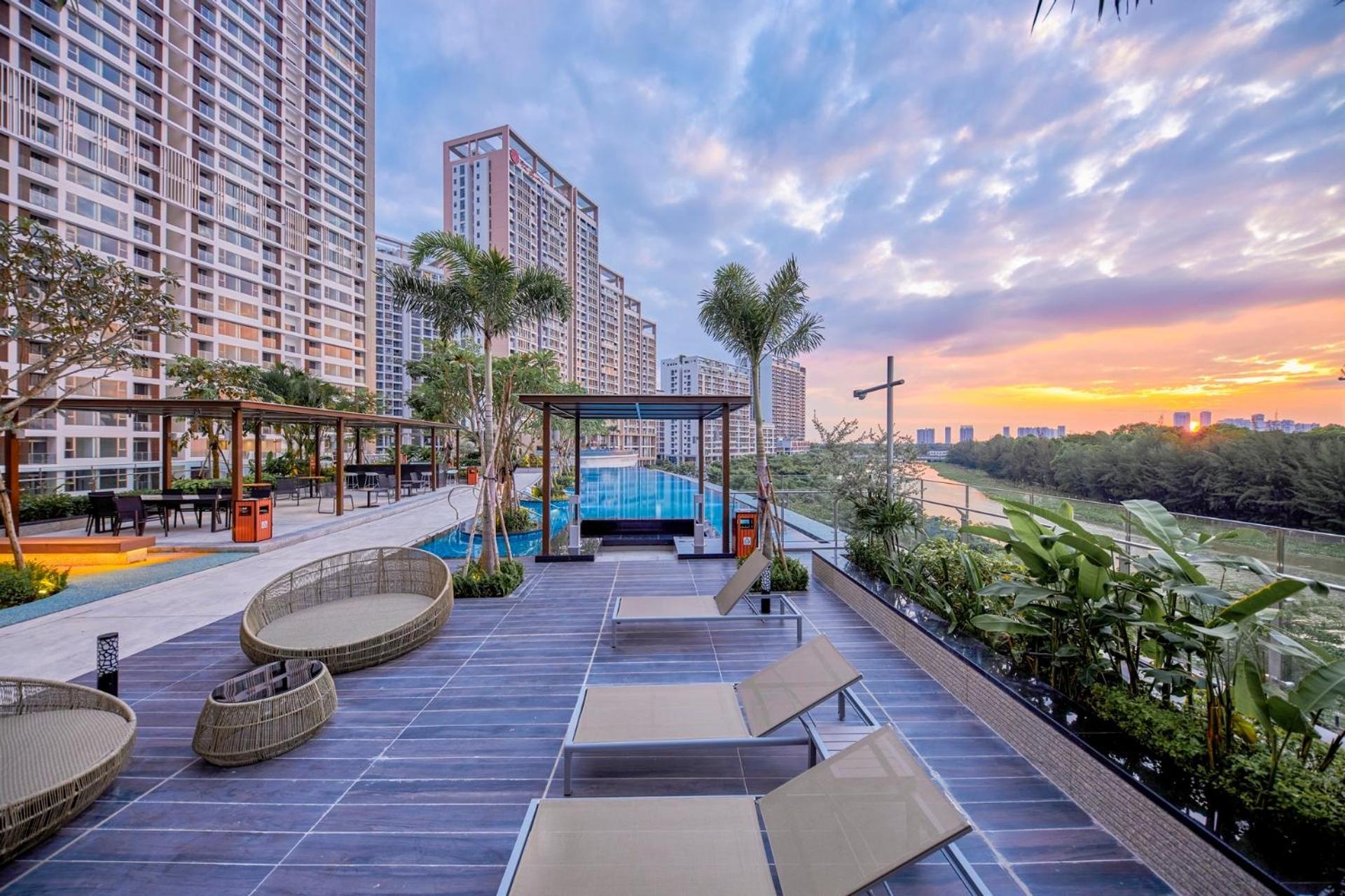 The Peak Midtown Twobedroom With Balcony Ho Chi Minh City Bagian luar foto